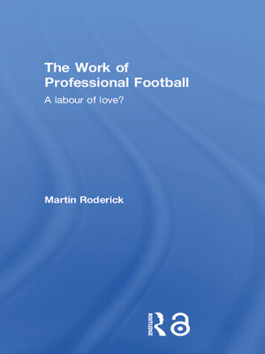 cover image of The Work of Professional Football